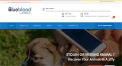 Desktop Screenshot of bluebloodvet.com